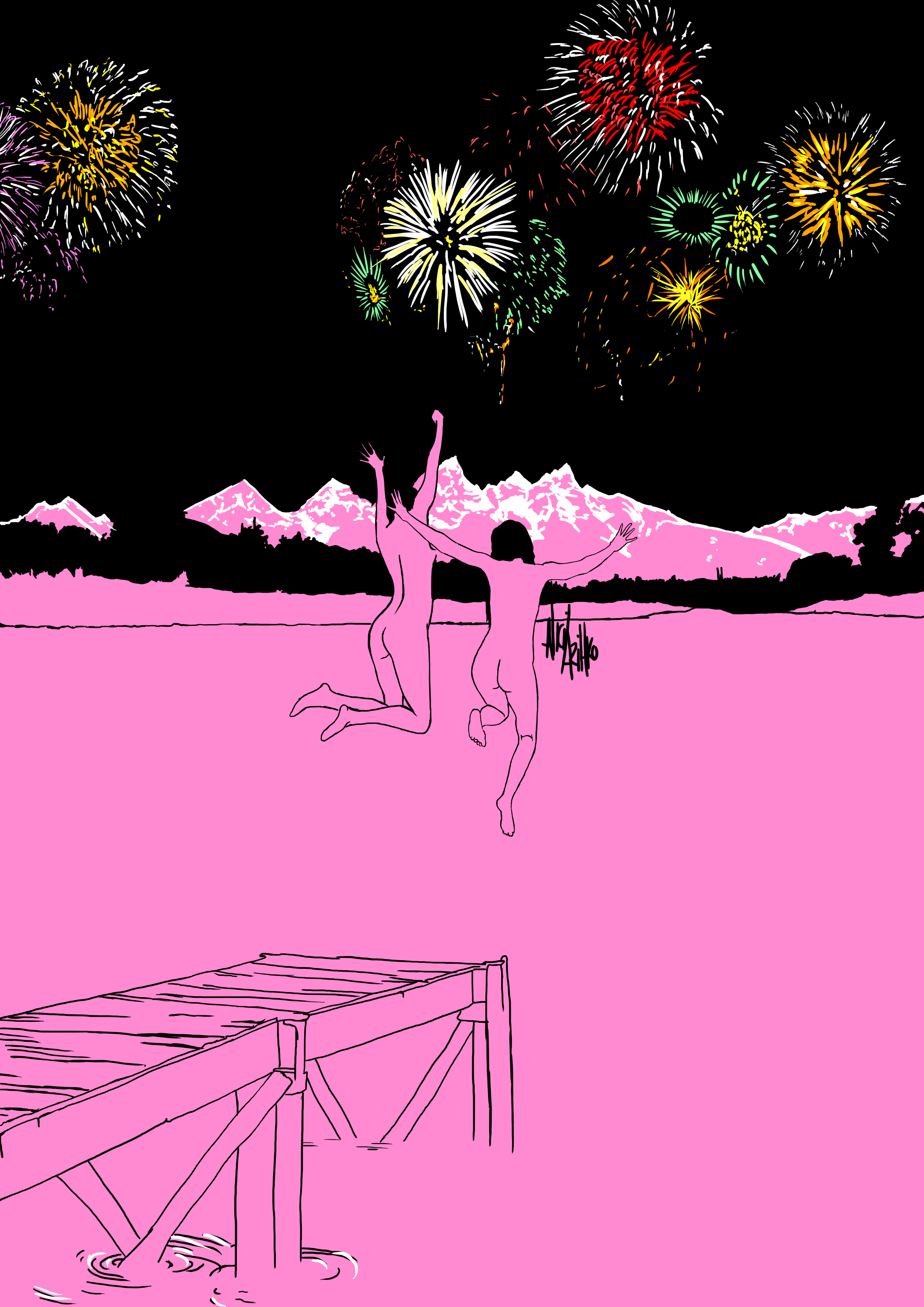 PINK HOT YOUTH – ALICIA RIHKO {EXCLUSIVE ILLUSTRATION/NSFW}