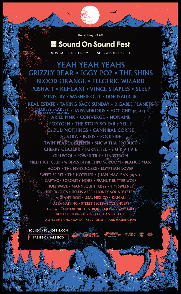 SOUND ON SOUND FEST ANNOUNCES HEADLINERS YEAH YEAH YEAH’S, IGGY POP AND GRIZZLY BEAR {FESTIVALS / EVENTS}