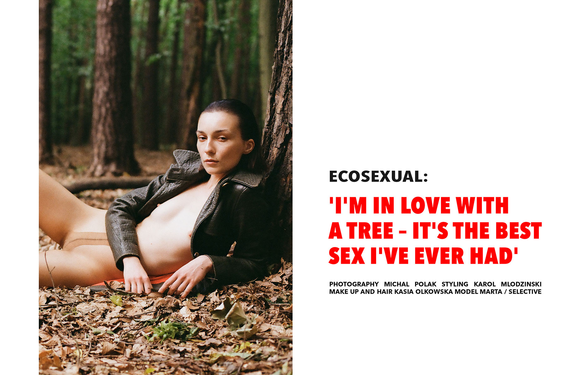 ECOSEXUAL BY MICHAL POLAK {EXCLUSIVE EDITORIAL/NSFW}