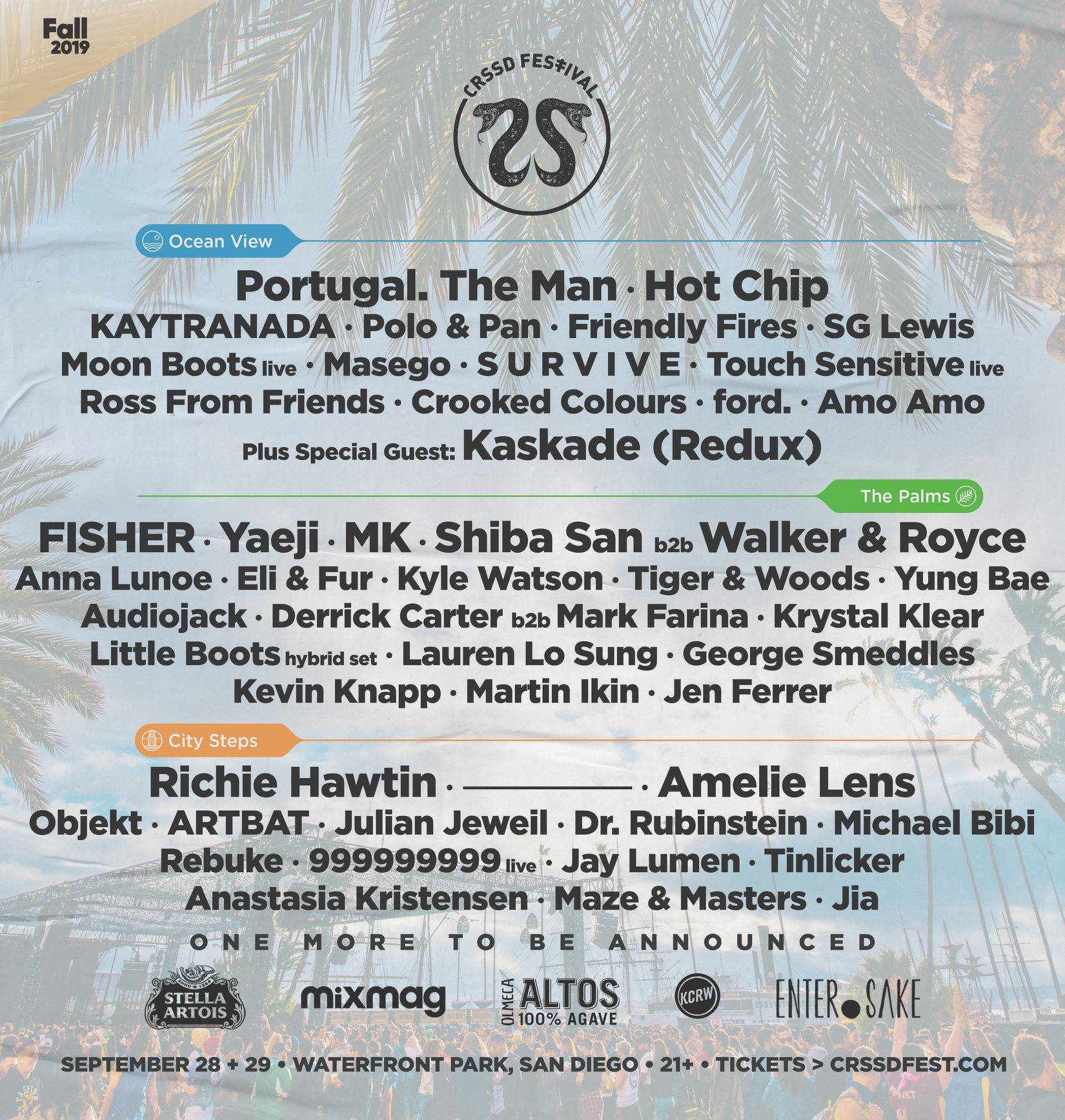 CRSSD FEST DROPPED THEIR FINAL 2019 LINEUP AND IT’S EVERYTHING SOCAL IS HUNGRY FOR THIS FALL! {FESTIVALS/LIVE MUSIC/EVENTS}