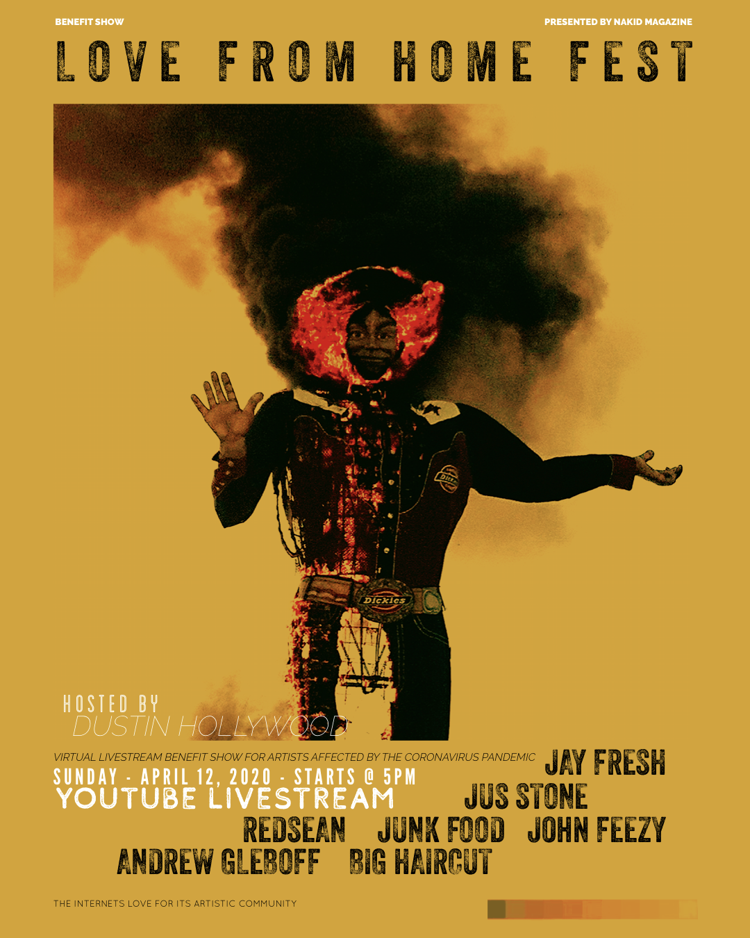 ‘LOVE FROM HOME FEST’ – DAY 3 ANNOUNCED! / DALLAS – VIRTUAL LIVESTREAM MUSIC SHOWCASE – FEATURING PERFORMANCES BY JAY FRESH, JUS STONE, JUNK FOOD, JOHN FEEZY, ANDREW GLEBOFF, RED SEAN, BIG HAIRCUT & MORE! {EVENTS/LIVE SHOWS}