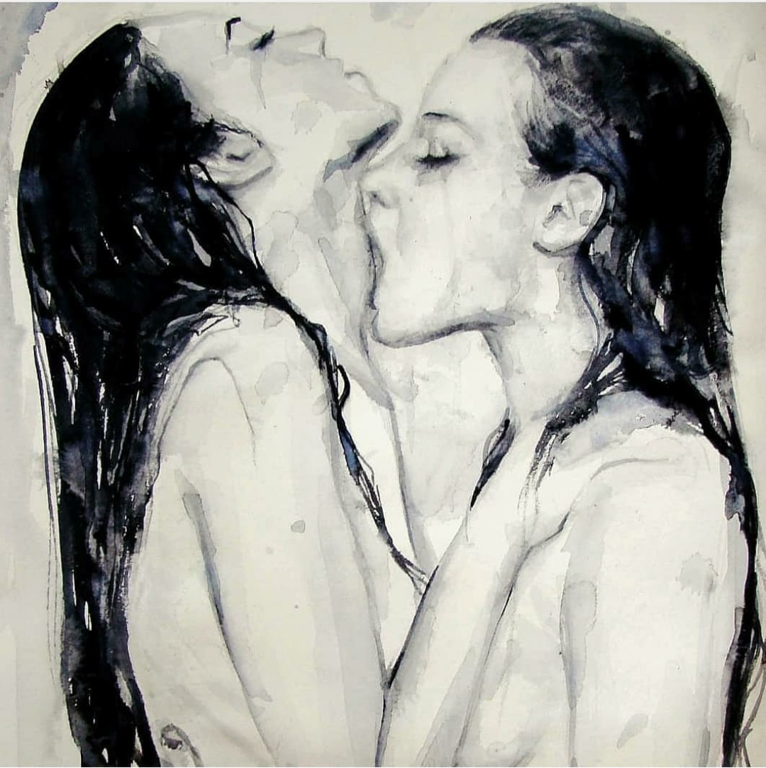 ‘MY ENERGY WITHIN’ IS A NEW VISUAL PAINTING SERIES BY PAINTER ‘ANNA DART’ {NSFW/PAINTING}