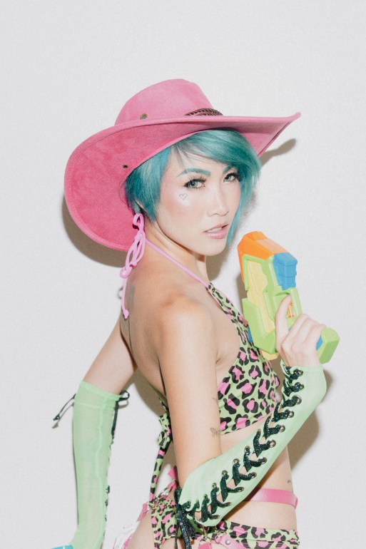 ‘THE NEON COWGIRL FROM THE FUTURE’ A NEW EDITORIAL STORY BY PHOTOGRAPHER ‘HAL WANG’