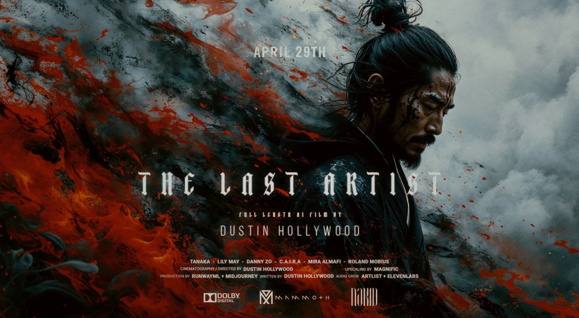 THE LAST ARTIST: A SOLO-CREATED MASTERPIECE CHALLENGING THE ESSENCE OF CREATIVITY – OUT APRIL 29TH – WRITTEN/DIRECTED BY DUSTIN HOLLYWOOD